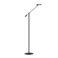 LAMPARA DE PIE ANSELMO NEGRO LED 3000K