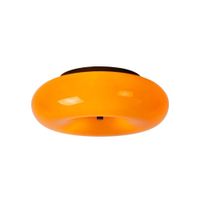 LAMPARA DE TECHO SENTINO NARANJA 3XG9 -Ø30CM