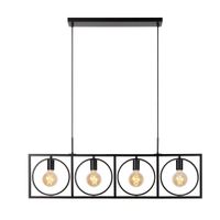 LAMPARA COLGANTE SUUS NEGRO 4xE27