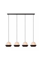 LAMPARA COLGANTE KALA LINO TAUPE 4XE14