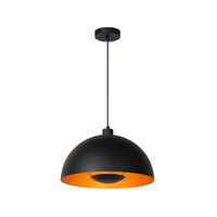 Lámpara Colgante Siemon Negro 1xE27