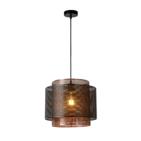 Lámpara Colgante Orrion Negro 1xE27