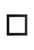 PLAFON PANEL LED 12W NEGRO CUADRADO 6000K