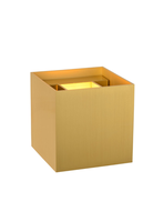 APLIQUE XIO DORADO 1xG9 CUADRADO