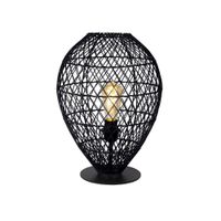 Lámpara de Mesa Kenjiro 1xE27 Negro