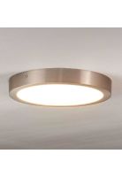 PLAFON PANEL LED 12W SILVER REDONDO 3000K