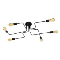 Lámpara de Techo Lester NEgro 6XE27