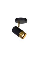 FOCO DIRECCIONAL FLORIS NEGRO 1xGU10