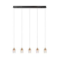 LAMPARA COLGANTE LINEAL BERLIANE 5 LUCES LED 2700K