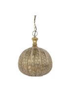 LAMPARA COLGANTE METAL BRONCE ANIPE 34CM