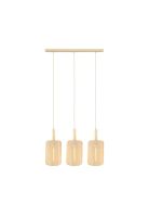 LAMPARA COLGANTE CORINA BEIGE 3xE27