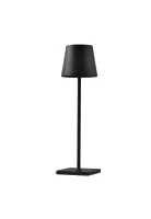LÁMPARA DE MESA ESCRITORIO PORTÁTIL LED RECARGABLE NEGRO