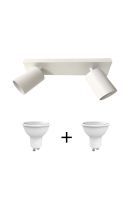 PACK BARRA RUNNER BLANCO 2 LUCES