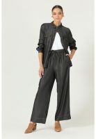 Pantalon de lyocell straight negro PRIVILEGE 2860