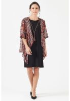 Conjunto burdeo estampado PRIVILEGE 14