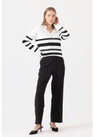 Pantalon straight negro PRIVILEGE 1294