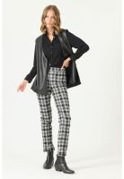 Leggings blanco cuadros PRIVILEGE 2694