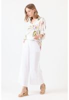 Pantalon de tencel wide leg blanco PRIVILEGE 1106