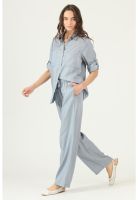 Blusa de lyocell celeste PRIVILEGE 2909