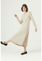 Vestido beige PRIVILEGE 2634