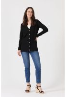 Cardigan negro manga larga PRIVILEGE
