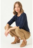 Blusa azul marino PRIVILEGE 2365