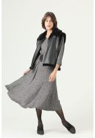 Vestido plata PRIVILEGE 2631