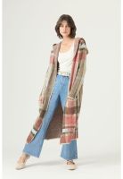 Tapado tejido terracota cuadros PRIVILEGE 2665