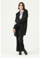 Abrigo con wool blend negro PRIVILEGE 2729