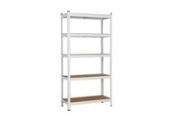 Estante Rack Acero 5 Niveles Blanco 90x40x180cm Airhouse