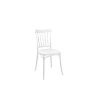 Silla Plástico Apilable Deco Viken Blanca Escandinavia