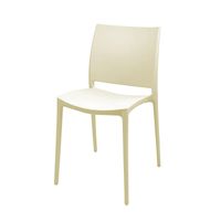 Silla Plástico Apilable Deco Dresden Blanca Escandinavia