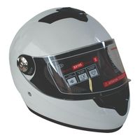 Casco Full Face Bx105 Talla M white Ceritificacion ECE Bex