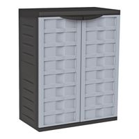 Armario Closet Plástico Ideal Mediano 68x38x86 Cms Ram