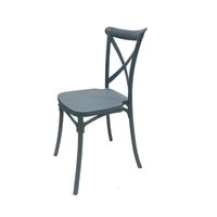 Silla Plástico Apilable Deco Copenhagen Azul Escandinavia