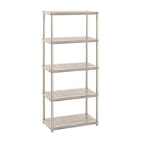 Estante Repisa Rack plastico 5 Niveles 71x38x170cm Rimax