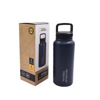 Botella Metálica Térmica Boca Ancha 960ml Azul