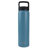 Botella Metálica Térmica Boca Ancha 750ml Azul Petroleo