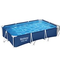 Piscina Bestway Rectangular Steel Pro 3.00MX2.01MX66Cm Azul
