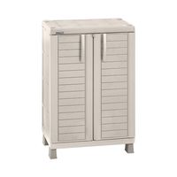Gabinete Multiuso Plastico Taupe 101x65X45 Cm Baru Rimax