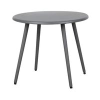 Mesa redonda deco plastico Nórdica 51,5*51,5*44,5 Gris