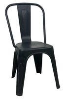 Silla Plástico Apilable Deco Aska Negra Escandinavia
