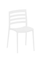 Silla Plástico Apilable Deco Nybro Blanca Escandinavia