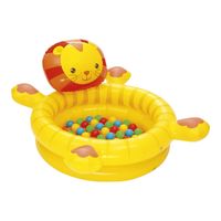 Piscina Leon inflable con Pelotas 111 X98X61.5 Cms Bestway