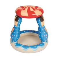 Piscina Inflable Bestway Con Techo Para Bebés 91X91X89Cm