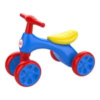 Triciclo Correpasillo Aprendizaje 4 ruedas Azul Bex