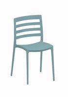 Silla Plástico Apilable Deco Nybro Azulado Escandinavia