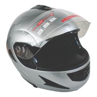 Casco Full Face Bx200 Talla L Color Silver Certificado Bex