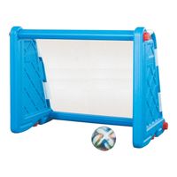 Arco De Futbol Azul 100x55x75 Cms Dolu