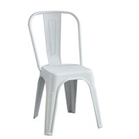 Silla Plástico Apilable Deco Aska Blanca Escandinavia